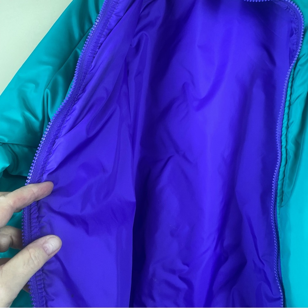 Columbia Men's Reversible All Weather Jacket Purple & Teal Size Large - Picture 9 of 14